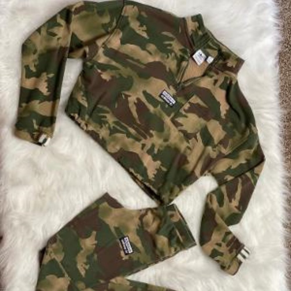 Adidas crop top with joggers